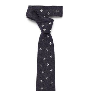 BNWT SS20 JUPE BY JACKIE HAND EMBROIDERED GEO FLOWER TIE